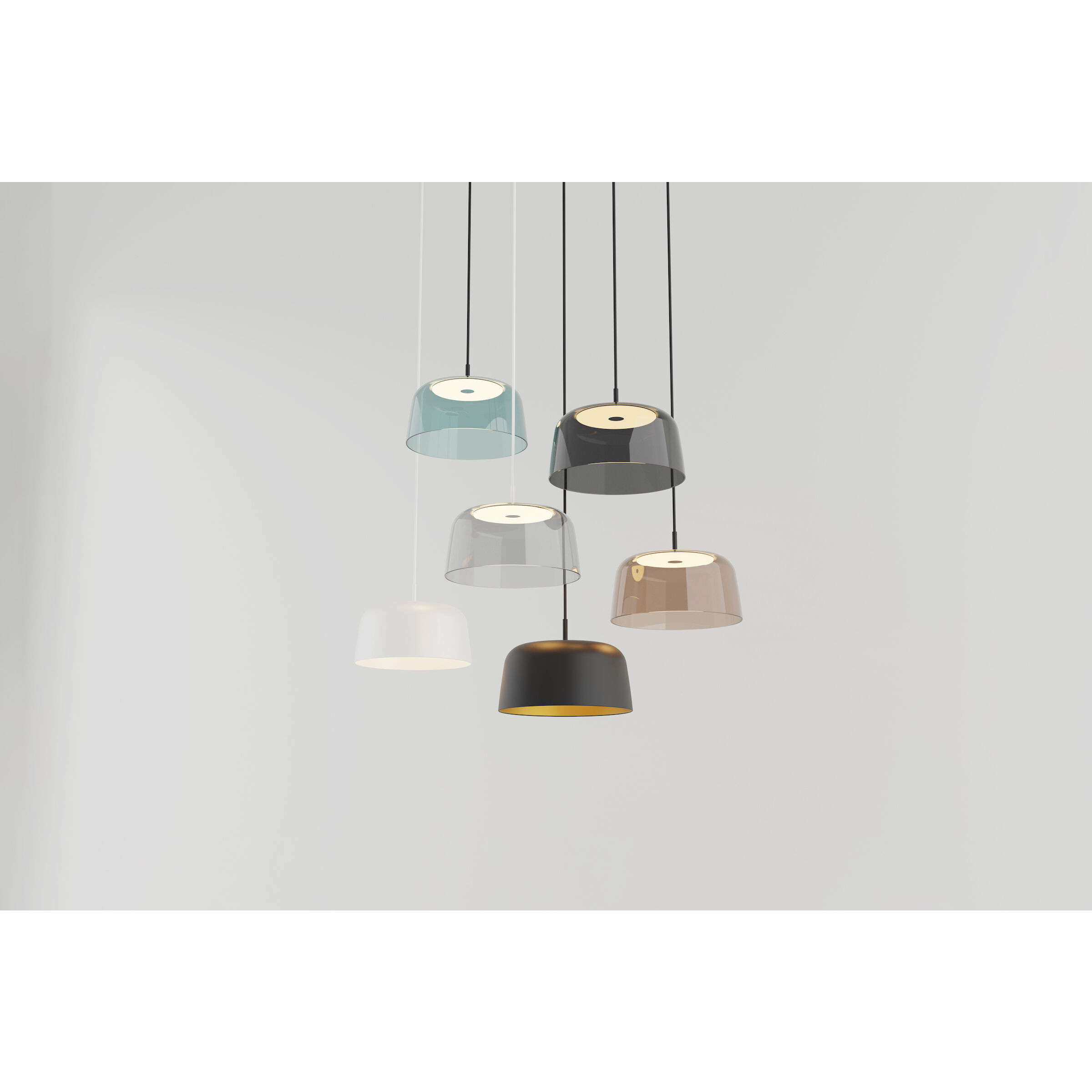 Yurei LED 14 inch Matte White Pendant Ceiling Light